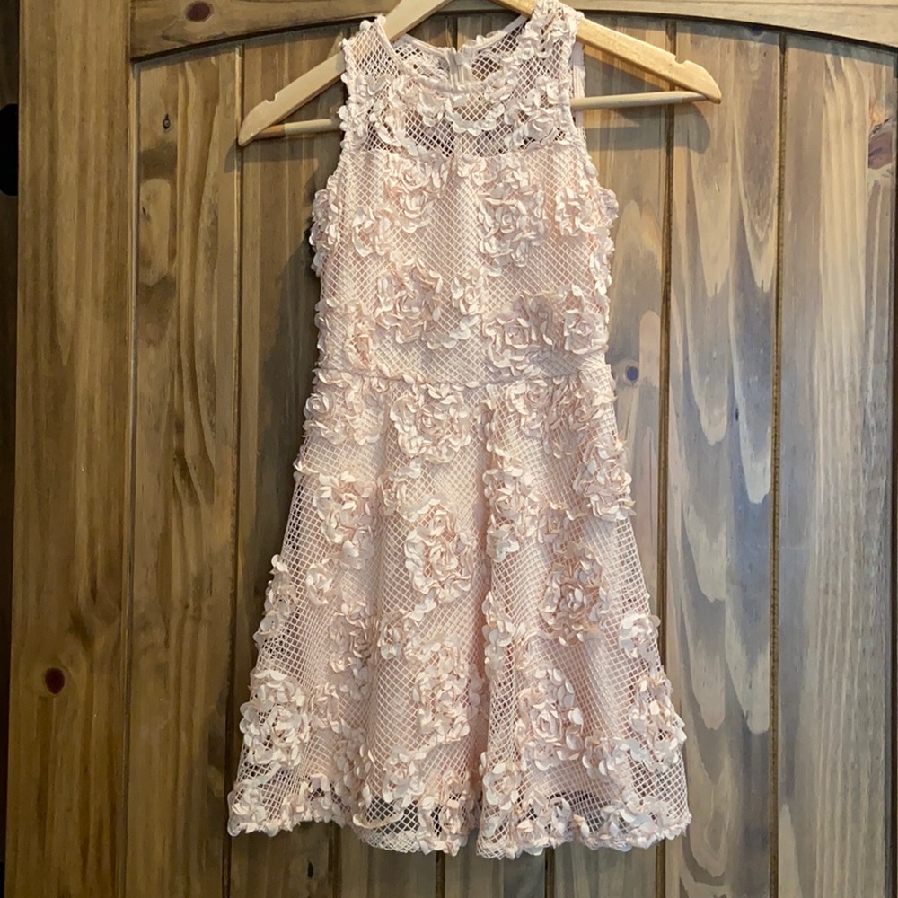 GB girls pink floral dress